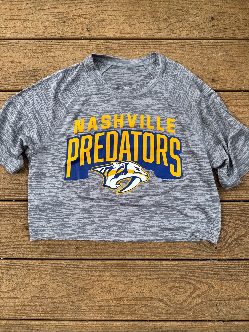 Nashville Predators  Gray Graphic Tee
